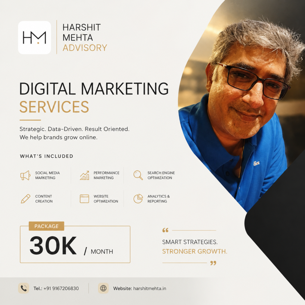 Digital Marketing Advisory in Mumbai - Harshit Mehta